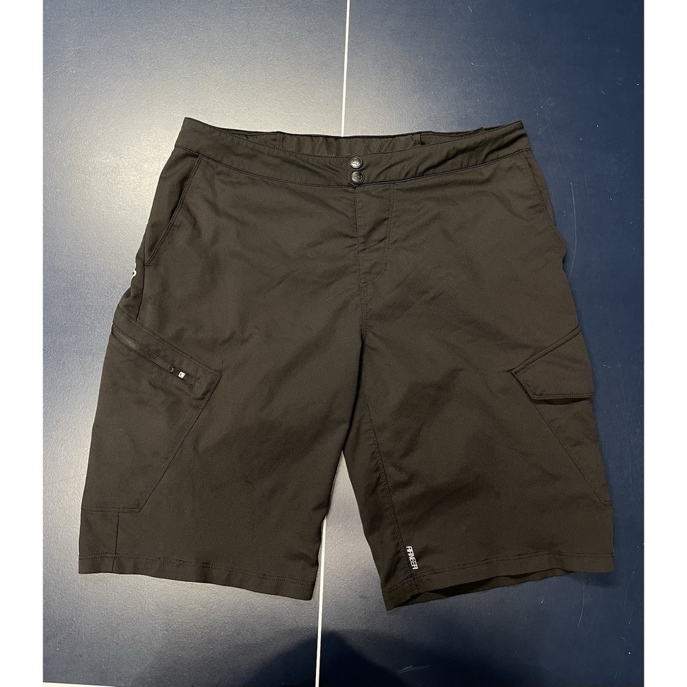 Fox Racing Ranger Mountain Bike Shorts Men 36 11" Ripstop MTB Cargo Logo Black
